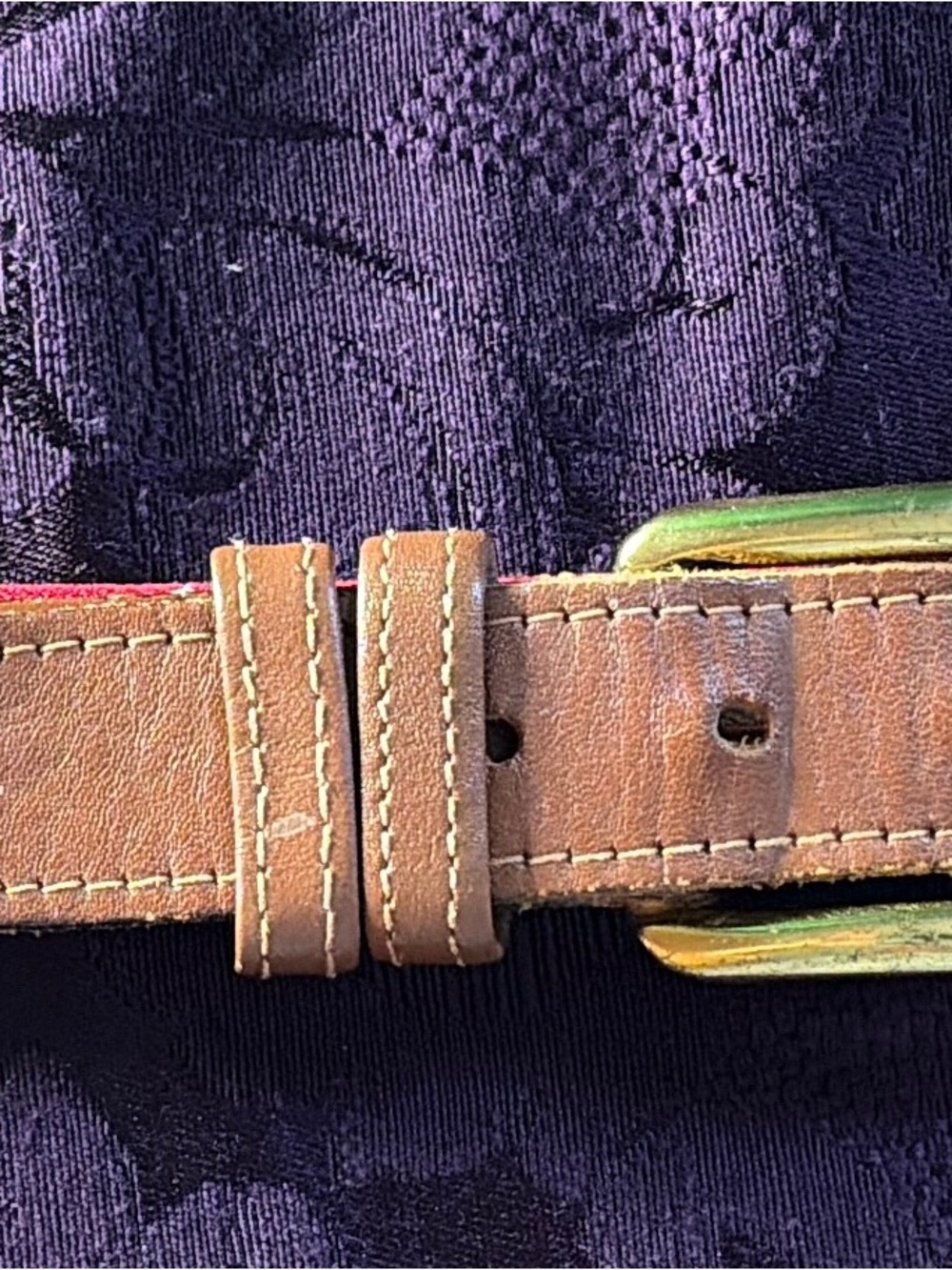 Vintage Lacoste Leather Strap with Red Crocodile Logo - Picture 10 of 10